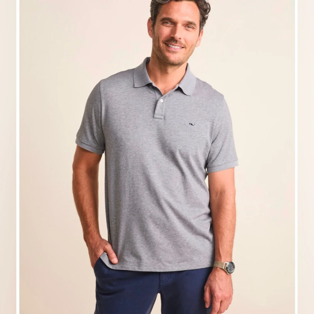 NWT Vineyard Vines Edgartown Pique Polo - Picture 1 of 10